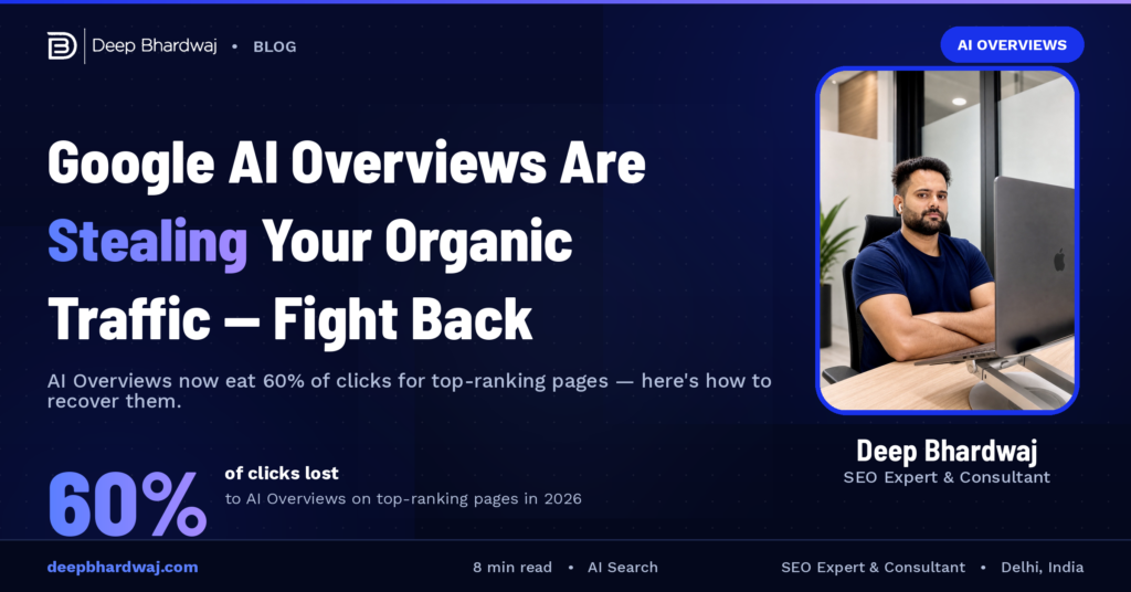 Google AI Overviews Are Stealing Your Organic Traffic — Here’s How to Fight Back