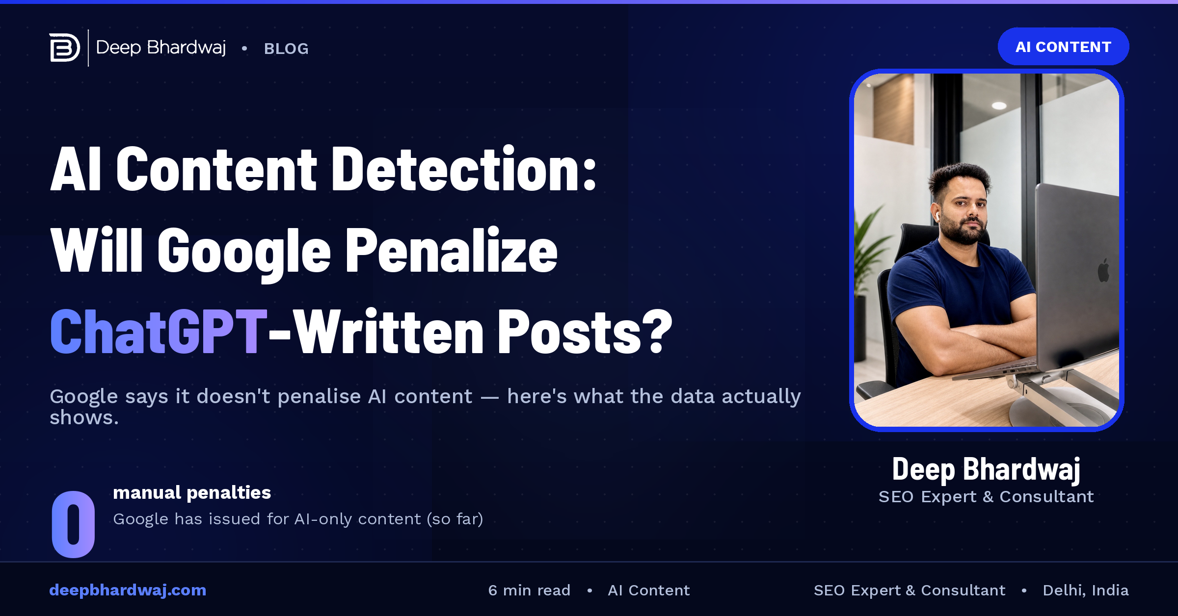 AI Content Detection: Will Google Penalize ChatGPT-Written Posts?