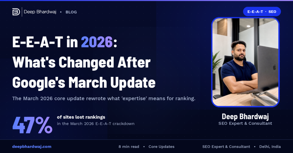 E-E-A-T in 2026: What’s Changed After Google’s March Core Update