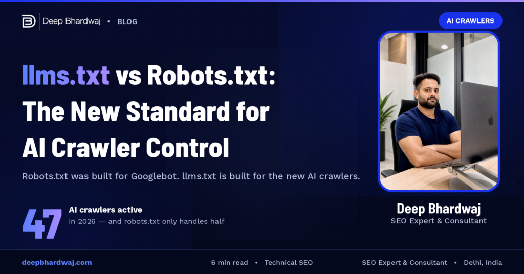 llms.txt vs Robots.txt: The New Standard for AI Crawler Control