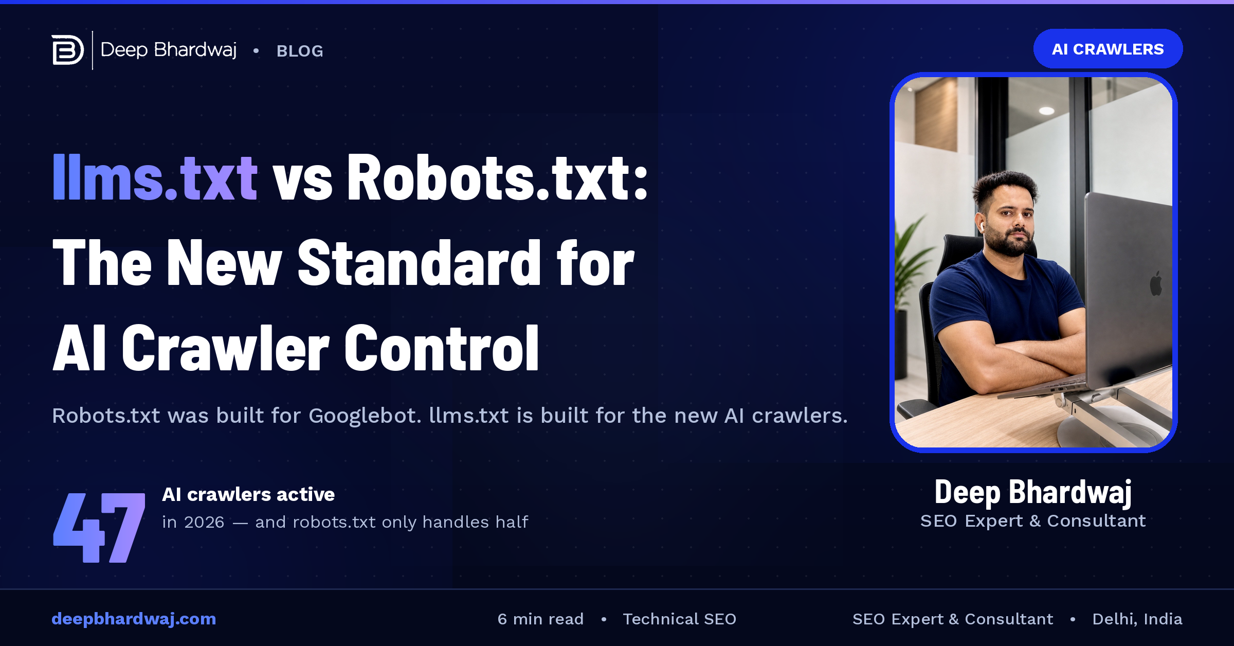 llms.txt vs Robots.txt: The New Standard for AI Crawler Control