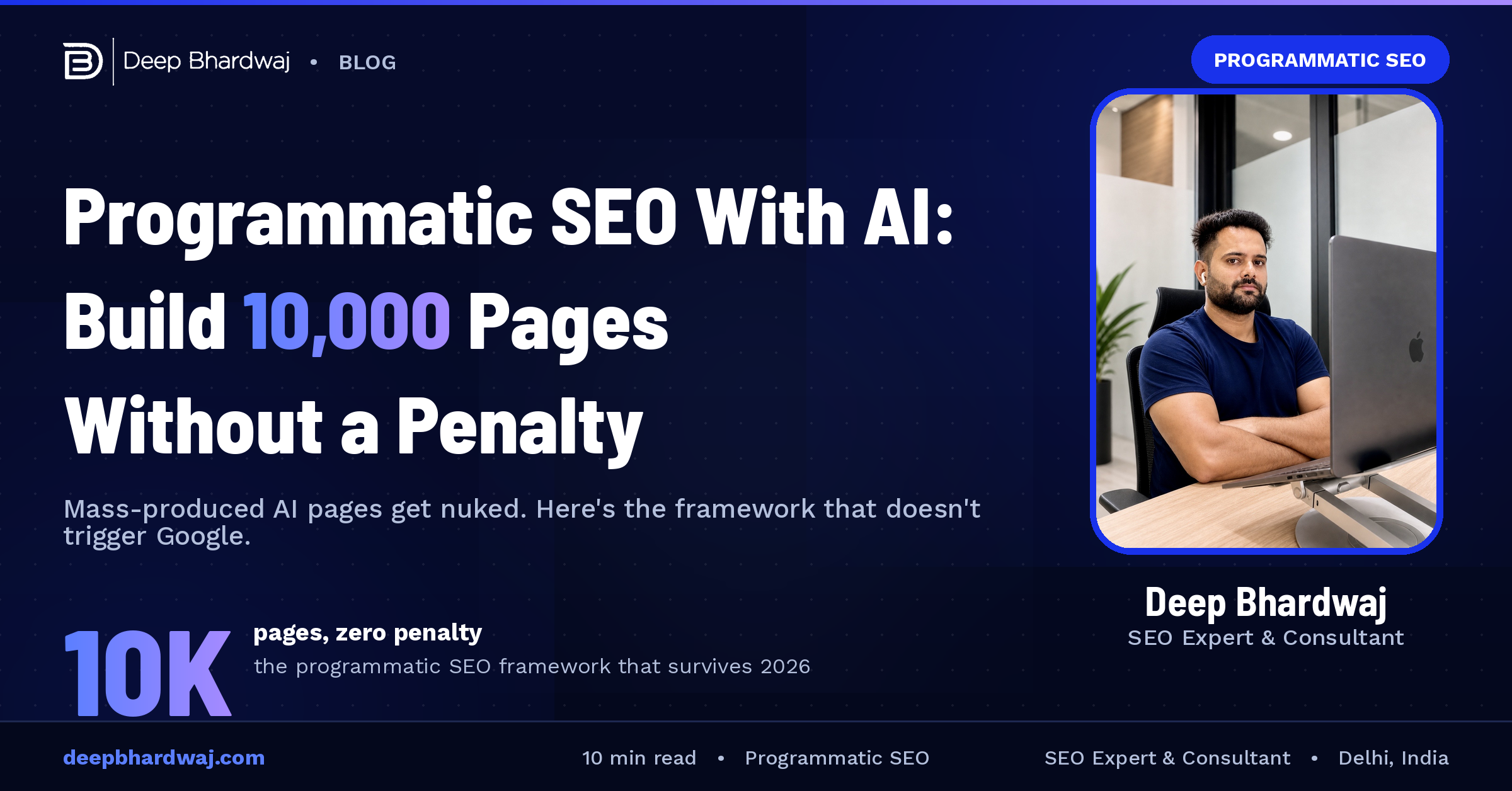 Programmatic SEO With AI: Build 10,000 Pages Without a Penalty