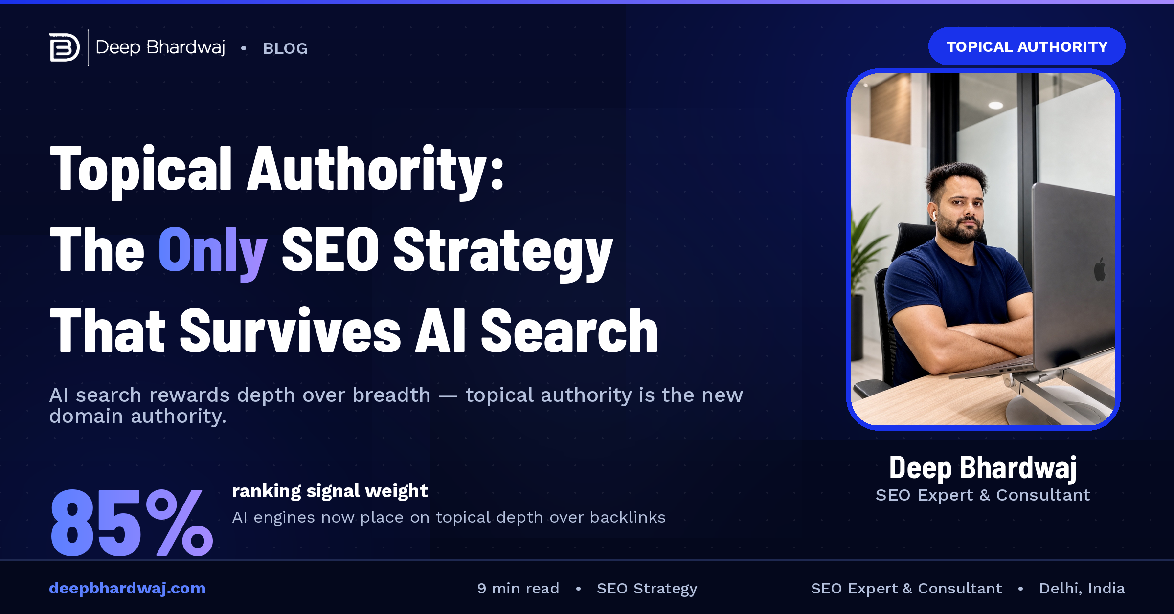 Topical Authority: The Only SEO Strategy That Survives AI Search