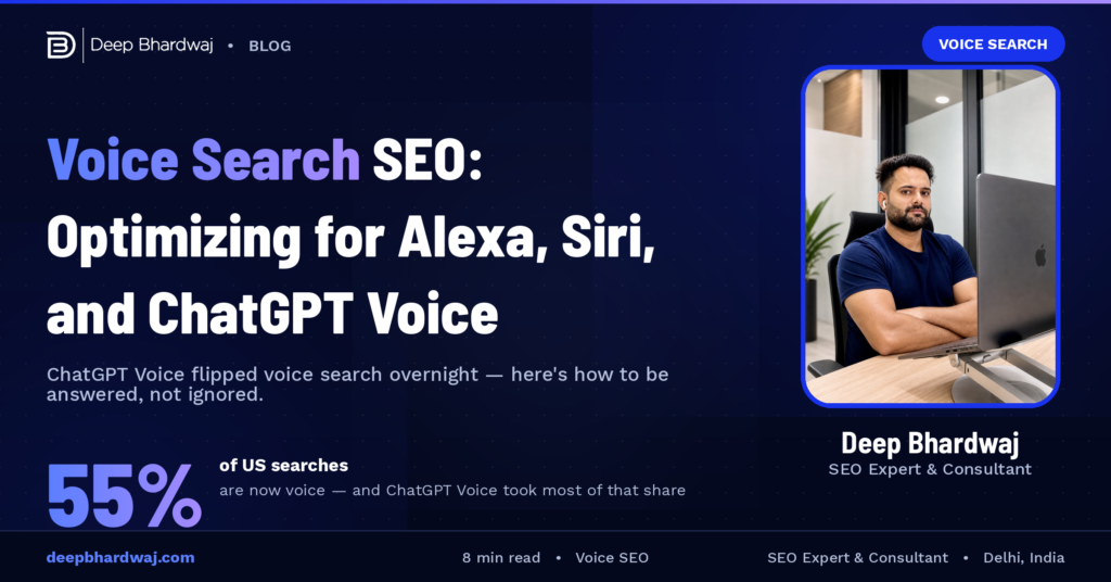 Voice Search SEO: Optimizing for Alexa, Siri, and ChatGPT Voice