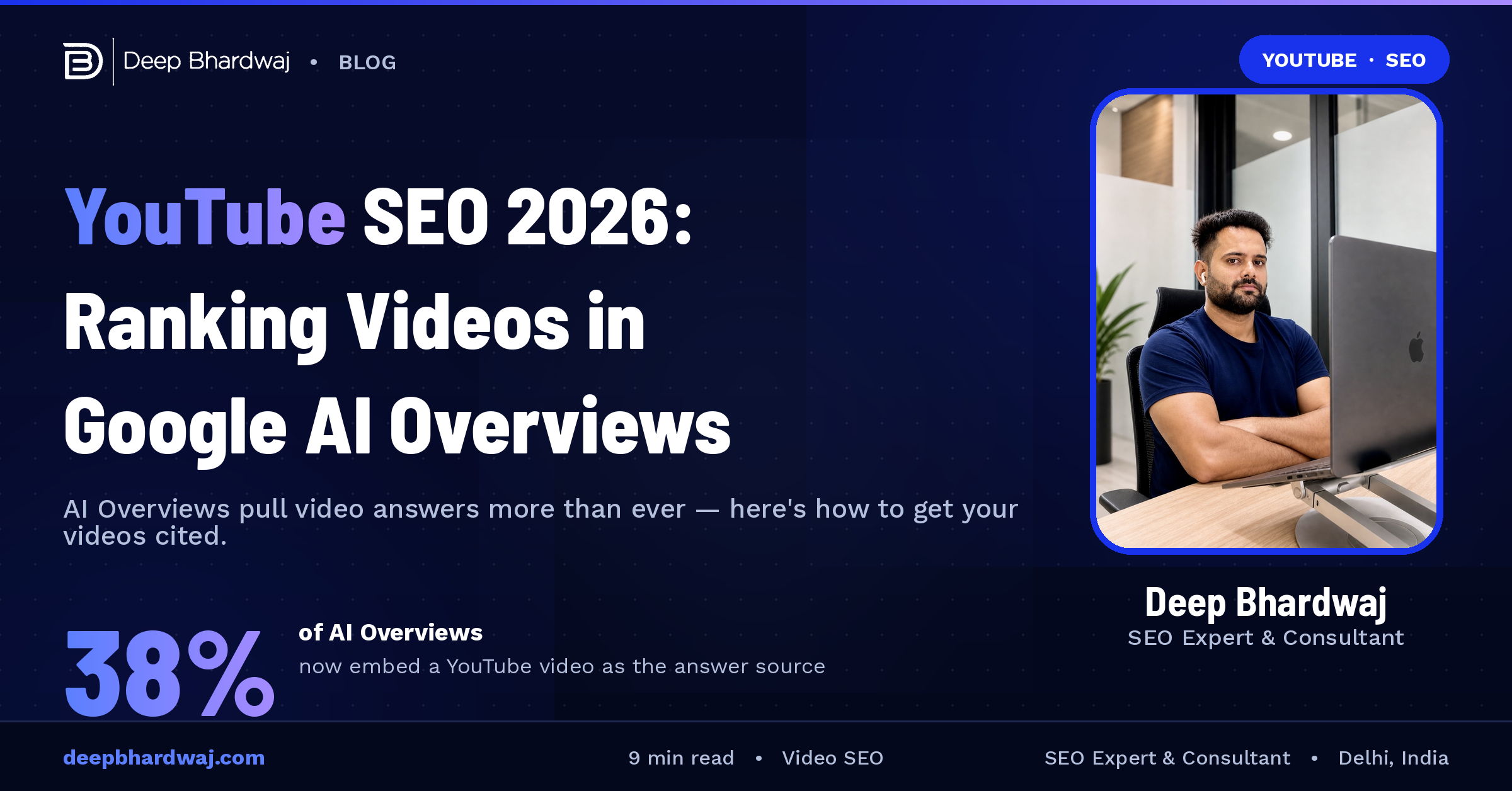 YouTube SEO 2026: Ranking Videos in Google AI Overviews