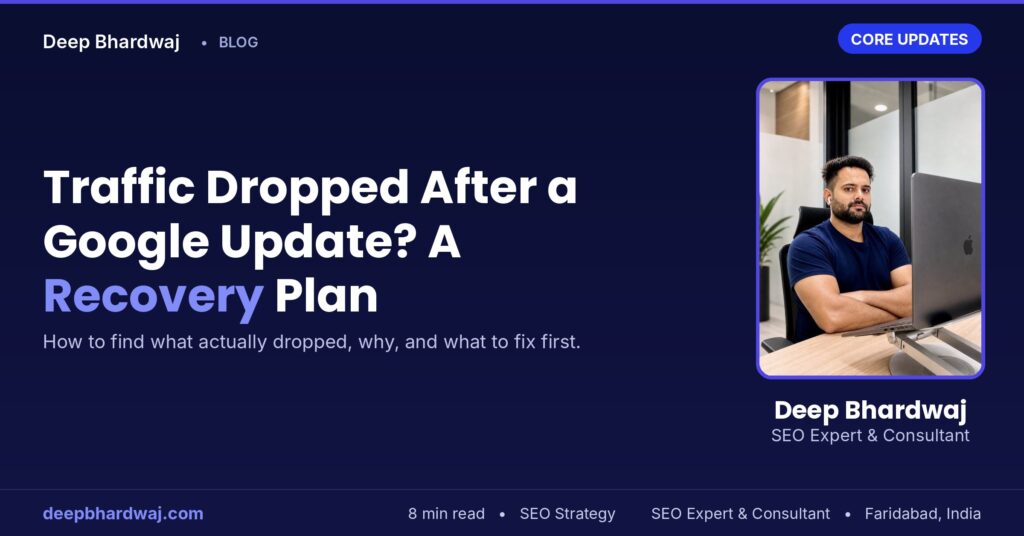 Traffic Dropped After a Google Update? A Step-by-Step Recovery Plan